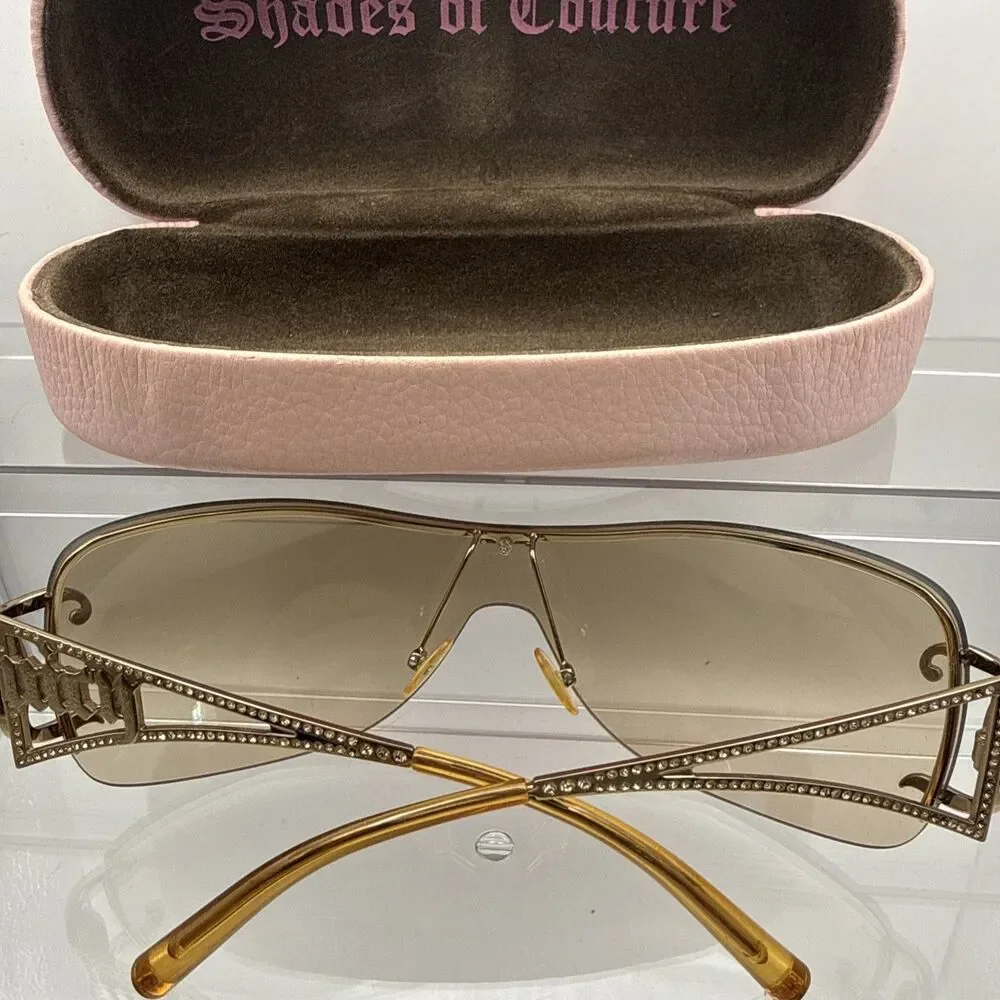 Juicy Couture Socialites Sunglasses In Original Case ? Vintage Made In Italy